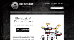 Desktop Screenshot of blackcrownmusic.com