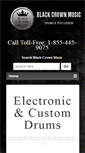 Mobile Screenshot of blackcrownmusic.com